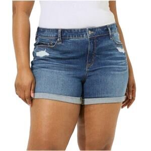 Torrid 5 Inch Perfect Vintage Stretch Short in Blue, Size 20​​​​